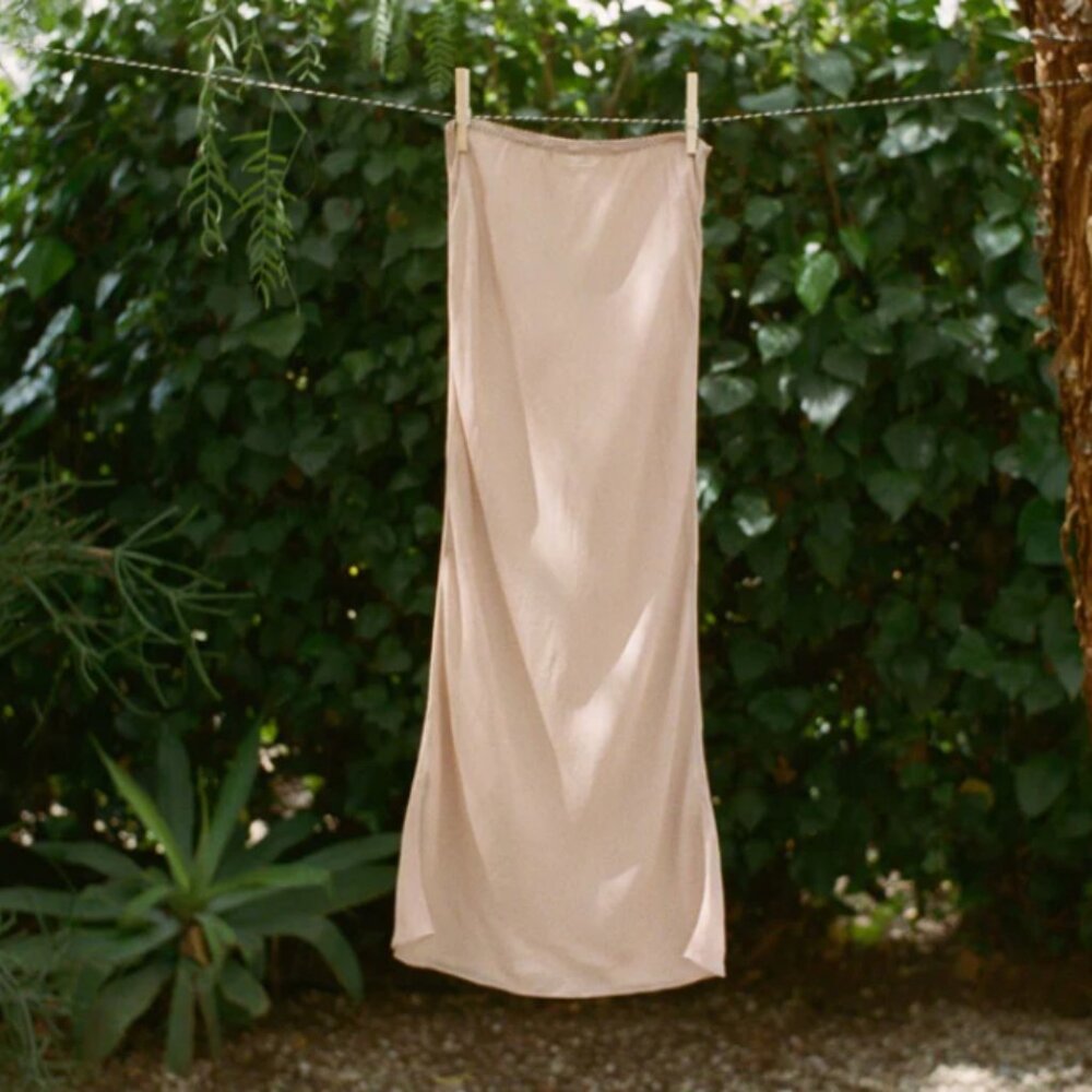 DOEN 〰️  Long Slip Skirt in Conch